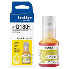 BTD180Y - bouteille d'encre de marque Brother - jaune