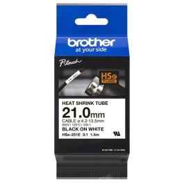 HSE251E - ruban de marquage de marque Brother - noir, blanc