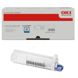 44318607 - toner de marque OKI - cyan