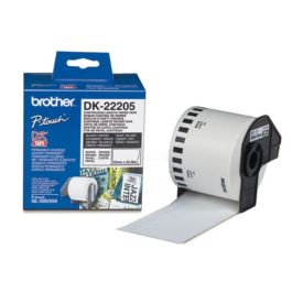 DK22205 - ruban cassette de marque Brother - blanc