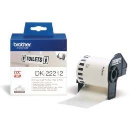 DK22212 - ruban cassette de marque Brother - blanc