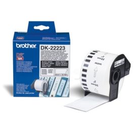 DK22223 - ruban cassette de marque Brother - blanc