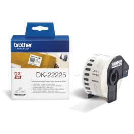 DK22225 - ruban cassette de marque Brother - blanc