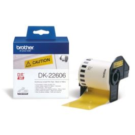 DK22606 - ruban cassette de marque Brother - jaune
