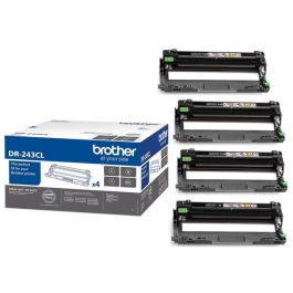 DR243CL - tambour de marque Brother - multipack 4 couleurs : noir, cyan, magenta, jaune