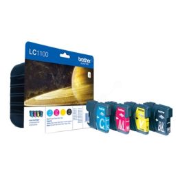 LC1100VALBP - cartouches de marque Brother - multipack 4 couleurs : noire, cyan, magenta, jaune