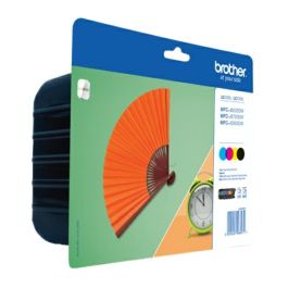 LC129XLVALBPDR - cartouches de marque Brother - multipack 4 couleurs : noire, cyan, magenta, jaune