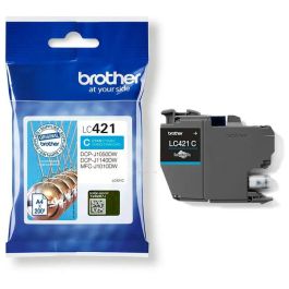 LC421C - cartouche de marque Brother - cyan