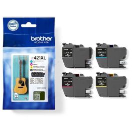 LC421XLVAL - cartouches de marque Brother - multipack 4 couleurs : noire, cyan, magenta, jaune