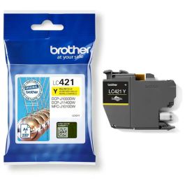 LC421Y - cartouche de marque Brother - jaune