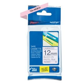 TZEMQE31 - ruban cassette de marque Brother - noir, rose