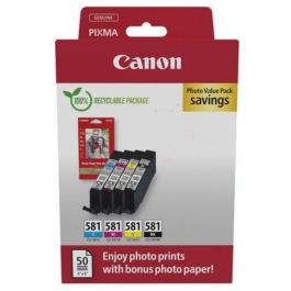 2106C005 / CLI-581 - cartouches de marque Canon - multipack 4 couleurs : noire, cyan, magenta, jaune