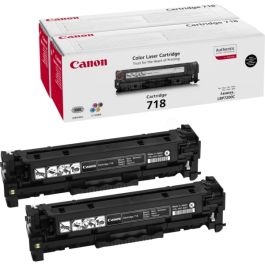 2662B017 / 718BKVP - toner de marque Canon - noir - pack de 2