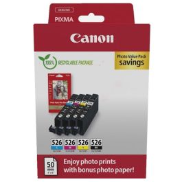 4540B017 / CLI-526 - cartouches de marque Canon - multipack 4 couleurs : noire, cyan, magenta, jaune