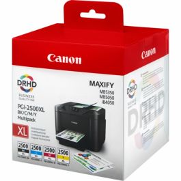 9254B004 / PGI-2500 XLBKCMY - cartouches de marque Canon - multipack 4 couleurs : noire, cyan, magenta, jaune