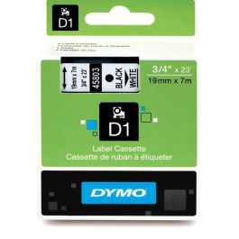 45803 / S0720830 - ruban cassette de marque Dymo - noir, blanc