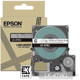 C53S672068 / LK-4TWJ - ruban cassette de marque Epson - transparent, blanc