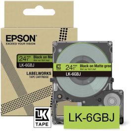 C53S672079 / LK-6GBJ - ruban cassette de marque Epson - noir, transparent