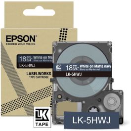 C53S672085 / LK-5HWJ - ruban cassette de marque Epson - bleu, blanc