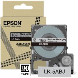 C53S672087 / LK-5ABJ - ruban cassette de marque Epson - noir, gris