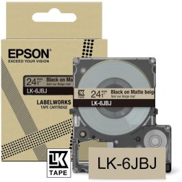C53S672092 / LK-6JBJ - ruban cassette de marque Epson - noir
