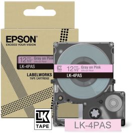 C53S672103 / LK-4PAS - ruban cassette de marque Epson - gris, rose