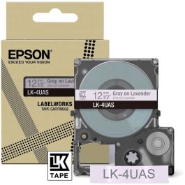 C53S672107 / LK-4UAS - ruban cassette de marque Epson - gris, violet