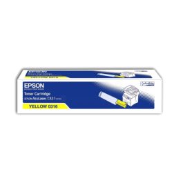 C13S050316 / 0316 - toner de marque Epson - jaune