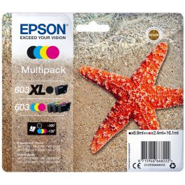 C13T03A94020 / 603XL/603 - cartouches de marque Epson - multipack 4 couleurs : noire, cyan, magenta, jaune