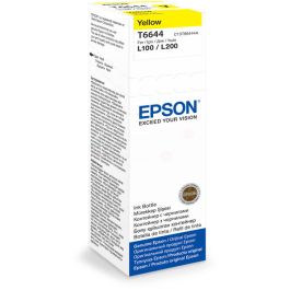 C13T66444A / T6644 - bouteille d'encre de marque Epson - jaune