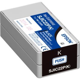 C33S020601 / SJI-C-22-P-(K) - cartouche de marque Epson - noire