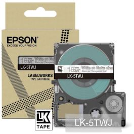 C53S672069 / LK-5TWJ - ruban cassette de marque Epson - transparent, blanc