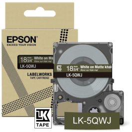 C53S672089 / LK-5QWJ - ruban cassette de marque Epson - blanc