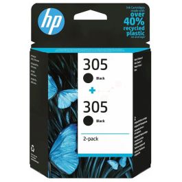 6ZD18AE / 305 - cartouche de marque HP - noire - pack de 2