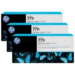 B6Y37A / 771C - cartouche de marque HP - noire - pack de 3