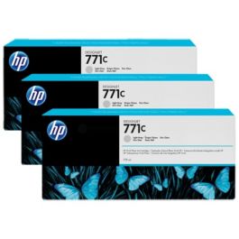 B6Y38A / 771C - cartouche de marque HP - gris photo - pack de 3