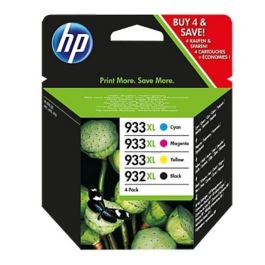 C2P42AE / 932XL/933XL - cartouches de marque HP - multipack 4 couleurs : noire, cyan, magenta, jaune
