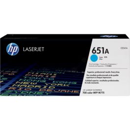 CE341A / 651A - toner de marque HP - cyan