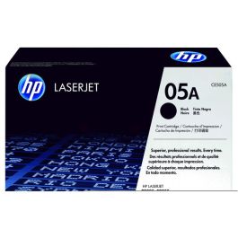 CE505A / 05A - toner de marque HP - noir