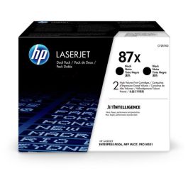 CF287XD / 87X - toner de marque HP - noir - pack de 2