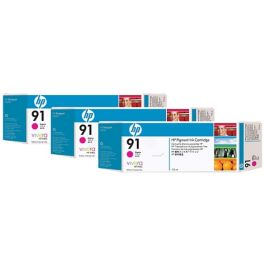 C9484A / 91 - cartouche de marque HP - magenta - pack de 3