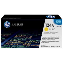 Q6002A / 124A - toner de marque HP - jaune