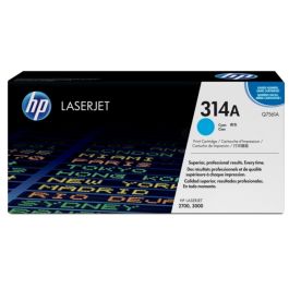 Q7561A / 314A - toner de marque HP - cyan