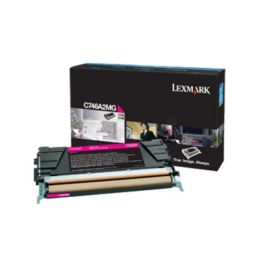C746A3MG - toner de marque Lexmark - magenta