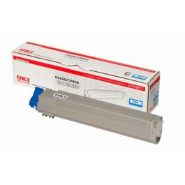 42918915 - toner de marque OKI - cyan