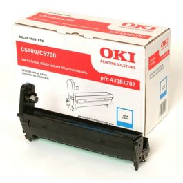 43381707 - tambour de marque OKI - cyan