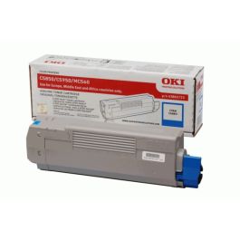 43865723 - toner de marque OKI - cyan