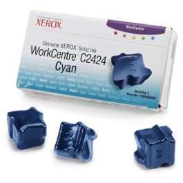108R00660 - encre solide de marque Xerox - cyan - pack de 3