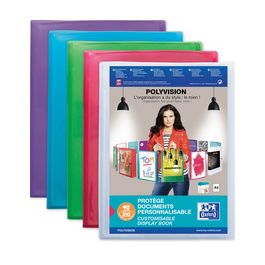 Oxford Protège-documents POLYVISION, A4, 60 pochettes