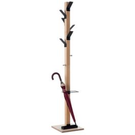 PAPERFLOW Portemanteau "easyCloth", porte-parapluie, noir